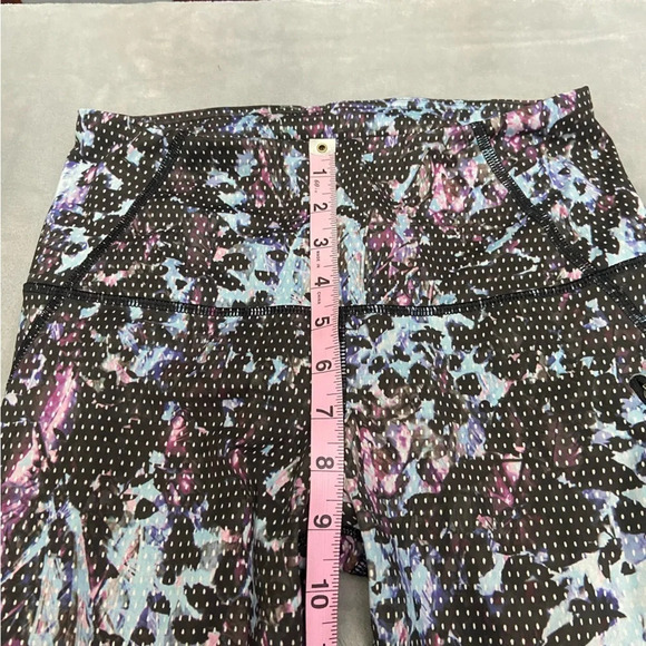 Lululemon All Sport Crop Floral Sport Tranquil Blue Multi 21108 - Picture 10 of 12